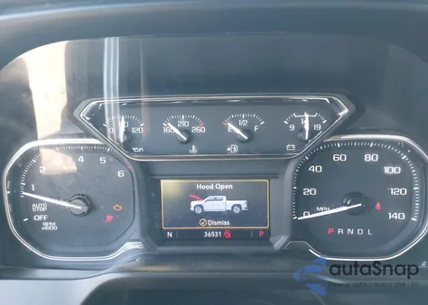 2020 GMC Sierra 2Wd Short Box Elevation from USA, damaged, VIN 3GTP8CED1LG213950